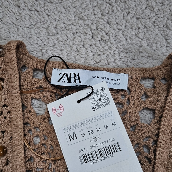 Zara Beaded Crochet Vest - Picture 8 of 11
